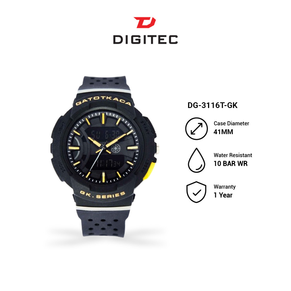 Original DIGITEC X GatotKaca Jam Tangan wanita DG-3116T-GK