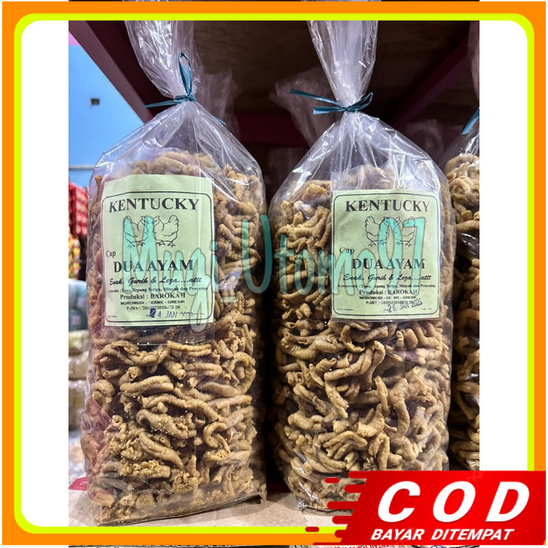 

termurah 1kg keripik usus ayam super