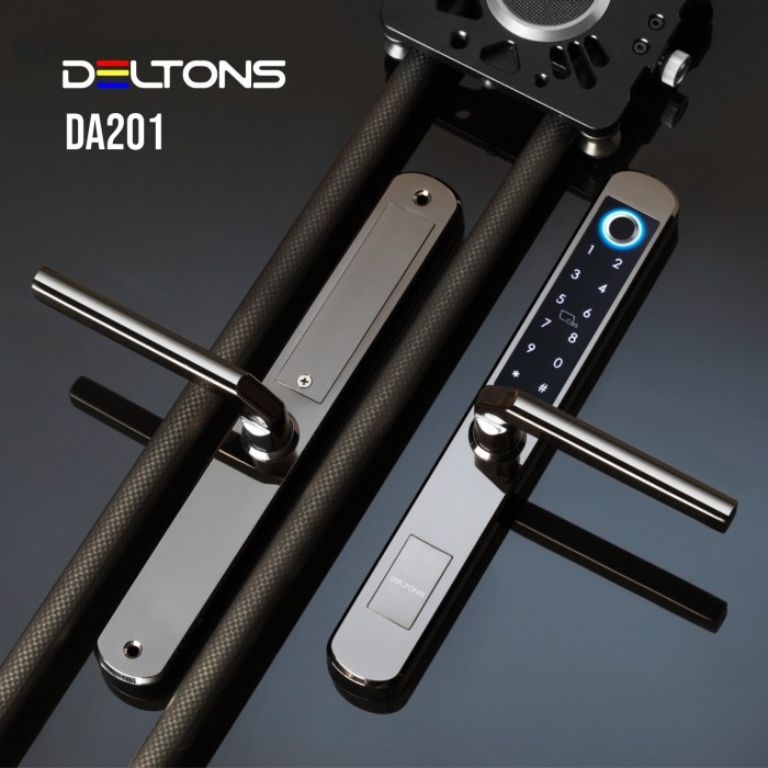 

Smart Dital Door Lock Deltons DA201 Frame Alumunium Slim Door Lock