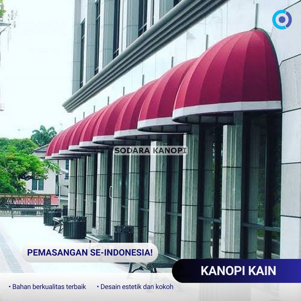 Canopy Kain Rumah Minimalis – Solusi Teduh & Kuat