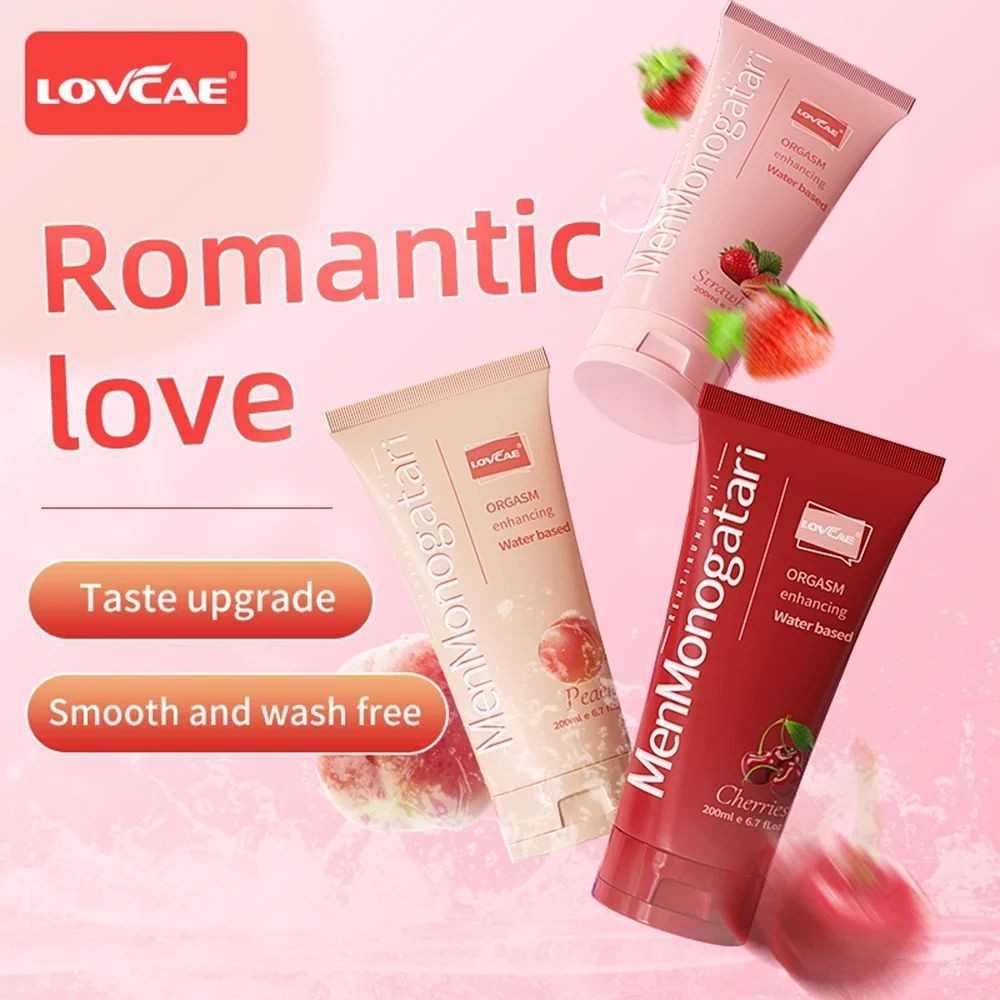 Hogashop Pelumas Monogatari Lubricant Gel Rasa Buah Pelumas Sex 200ML zenithstore