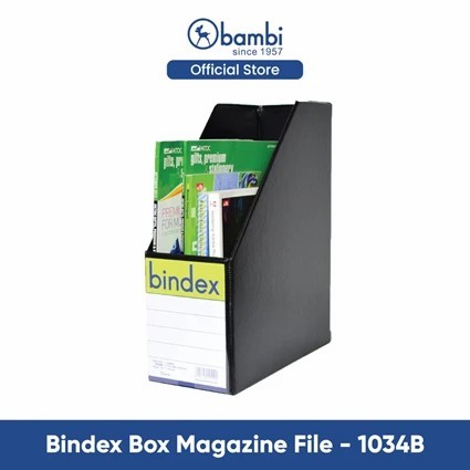 

Box file Bindex Jumbo black 10 cm