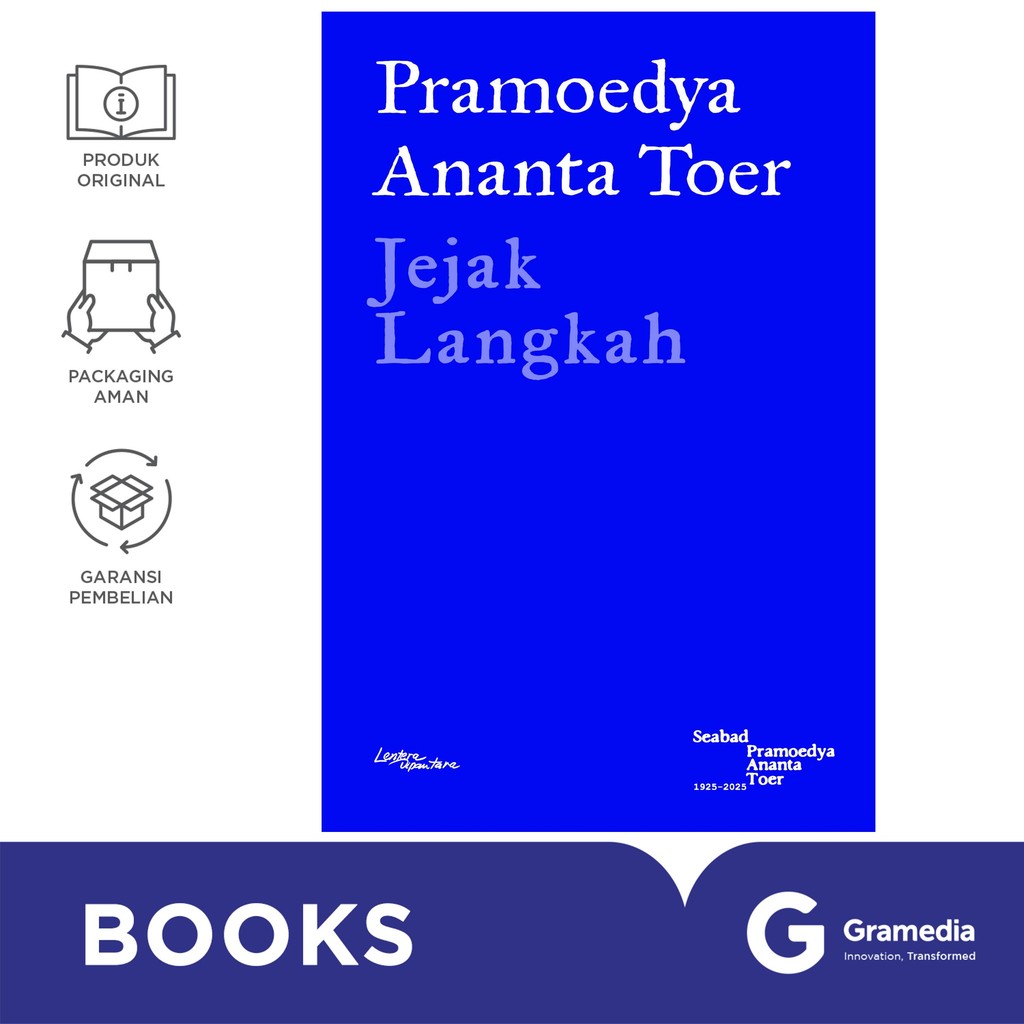 Gramedia Surabaya - Pre-Order Novel Jejak Langkah Pramoedya A. Toer (Lentera Dipantara)
