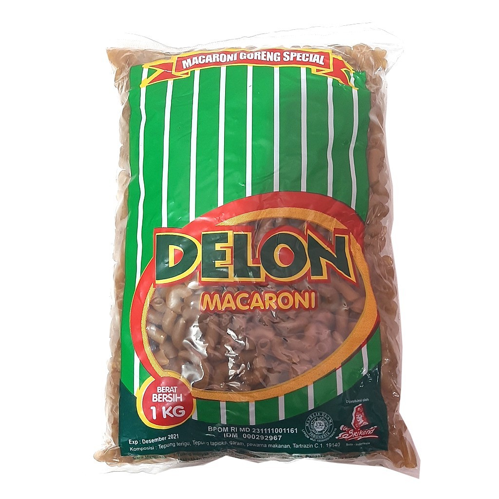 

Makaroni Goreng Delon 1kg Mentah Mekar Bungkus Makroni Hijau | Bekasi