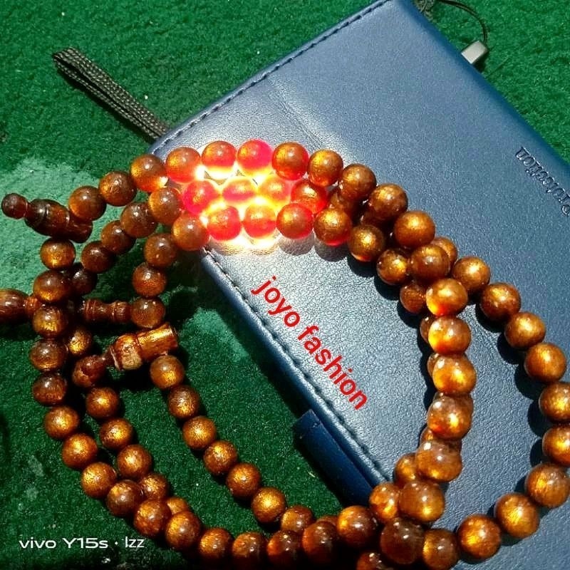 TASBIH YUSER LAUT MERAH KUNING EMAS