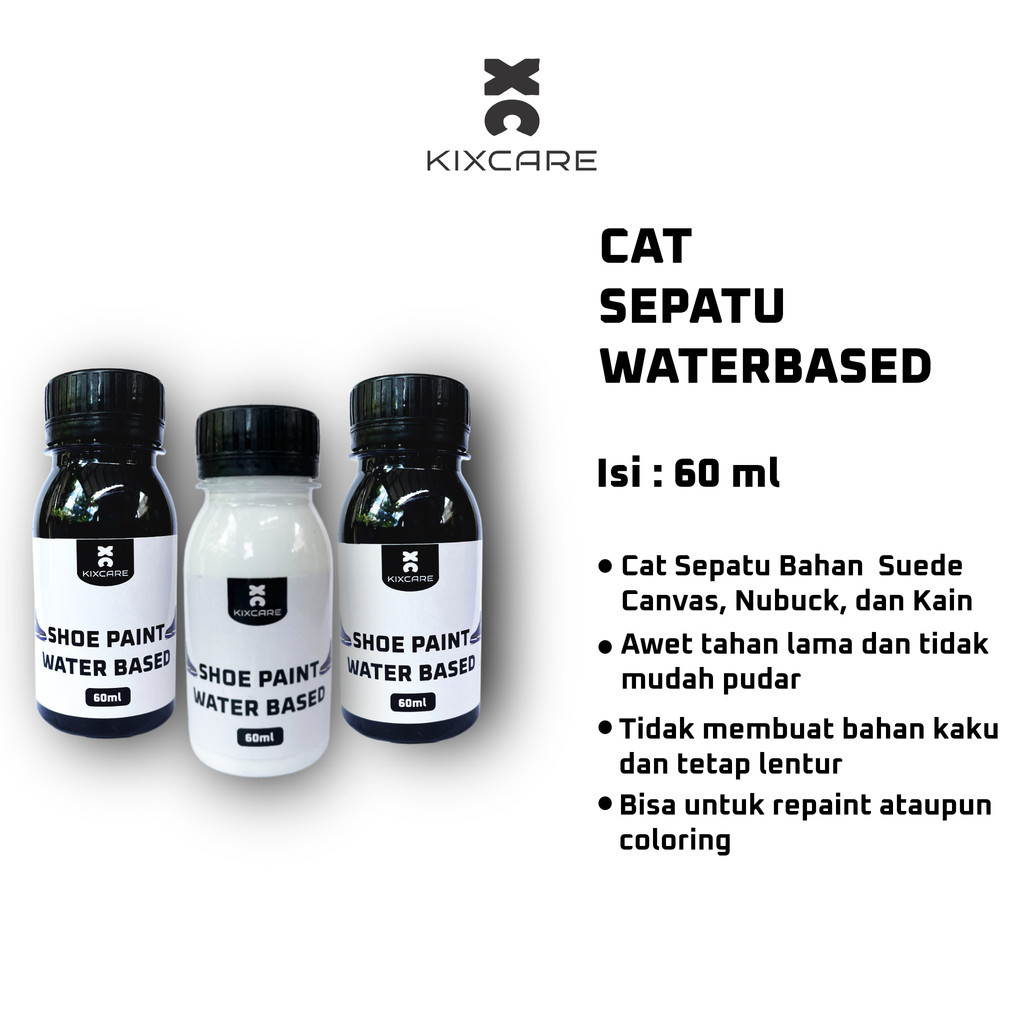 Kixcare Shoes - Cat Sepatu Kanvas Permanen Waterbased