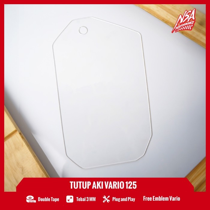 TUTUP AKI VARIO 125 LED VARIO 150 NEW COVER MIKA AKI VARIO TRANSPARAN