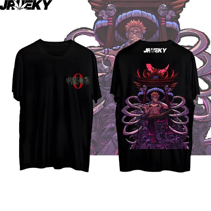 Jujutsu Kaise Men's and Women's Cotton T-Shirt ltadori Yuji Loose Shirt Anime Top