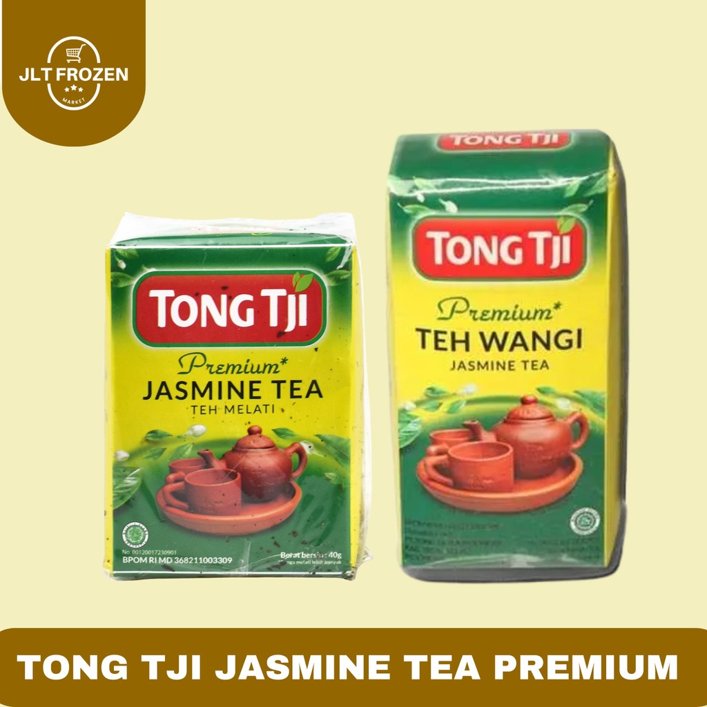 

Tong Tji Jasmine Tea Permium / Teh Melati / Teh Seduh 40g / 50g 1 SLOP/ 10 PCS