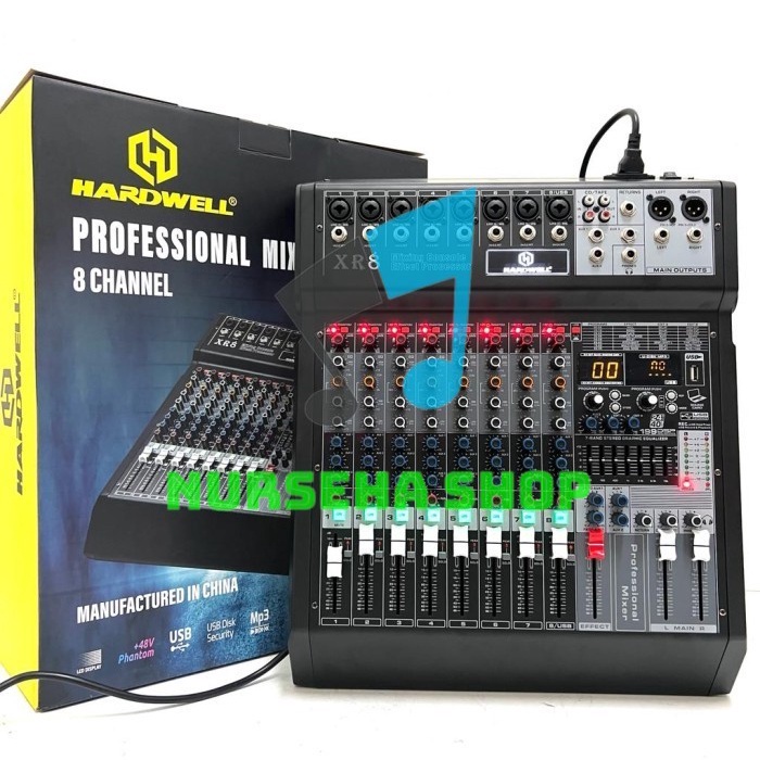 Mixer Hardwell XR 8 Original 8 Channel HARDWELL XR8