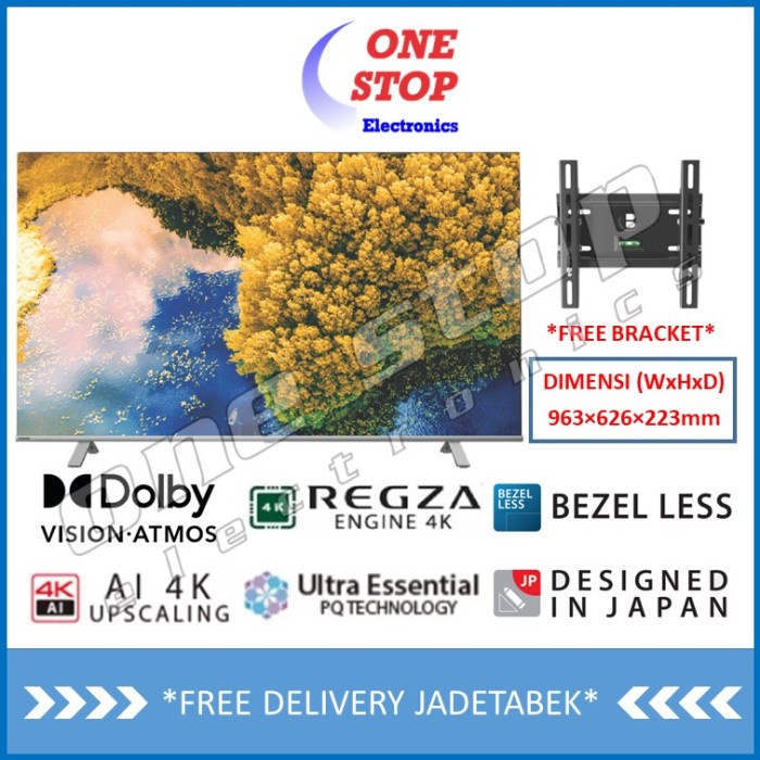 TOSHIBA 43C350LP 4K UHD HDR Smart Google TV 43 Inch 43C350