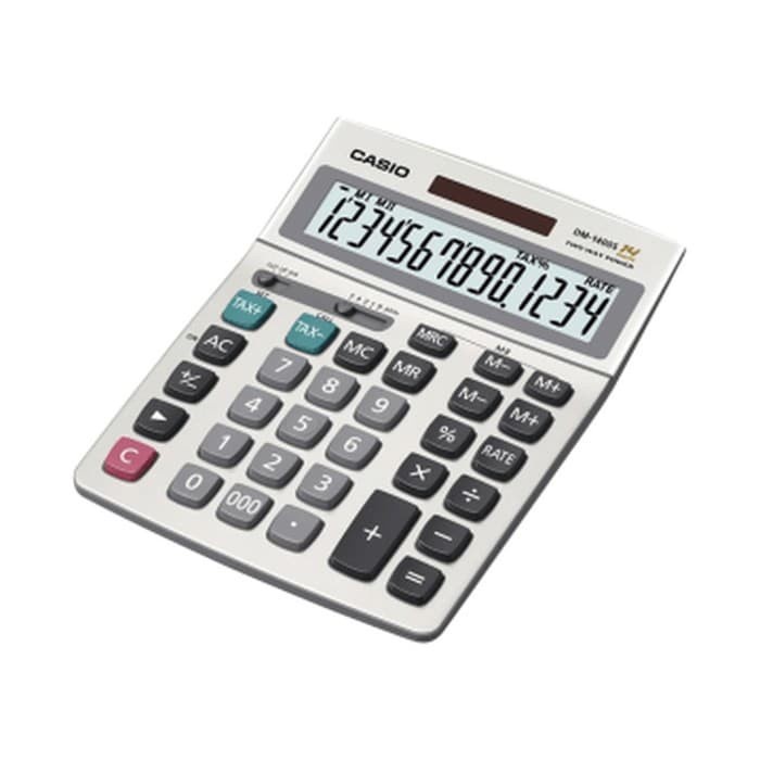 

CASIO DM-1400 DESKTOP KALKULATOR / CALCULATOR KANTOR MEJA DM1400