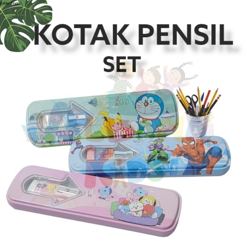 

Kotal Pensil Kaleng aset Stationary Karakter