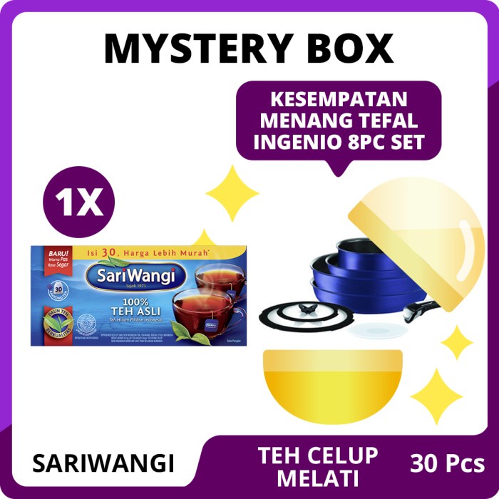 

✨PROMO✨ -[KESEMPATAN MENANG] Mystery Box Buy Sariwangi Teh Hitam Asli Isi 30 5