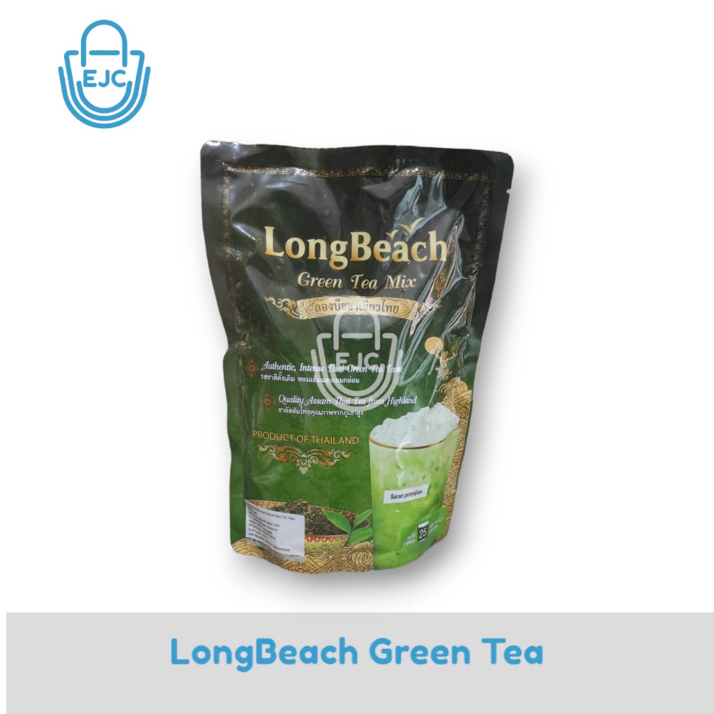 [EJC] LONGBEACH GREENTEA MIX 400GR /  LONGBEACH THAI TEA MIX / BUBUK MINUMAN INSTAN 400GR