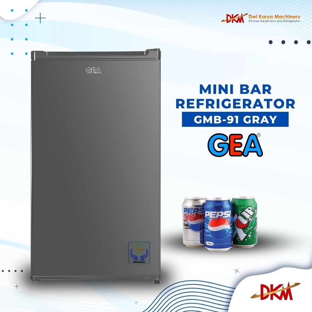 GEA Mini Bar Refrigerator / Kulkas 1 Pintu 89 Liter / GMB-91