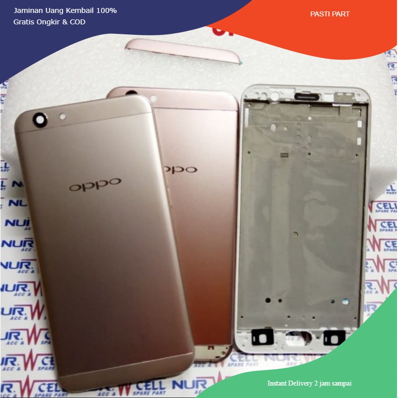 kesing housing casing full set oppo f1s frame + backdoor