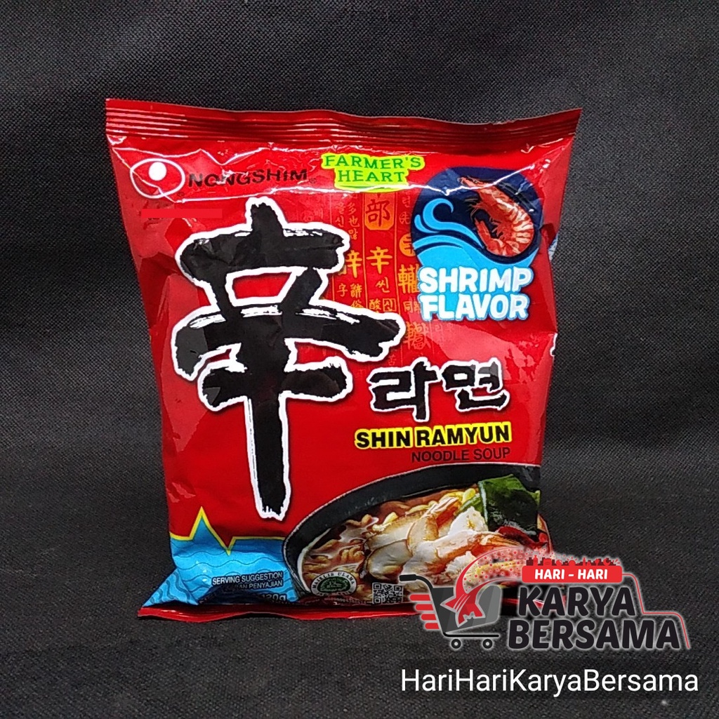 

NONGSHIM NONG SHIM SHIN RAMYUN NOODLE SOUP SHRIMP FLAVOR 120GR