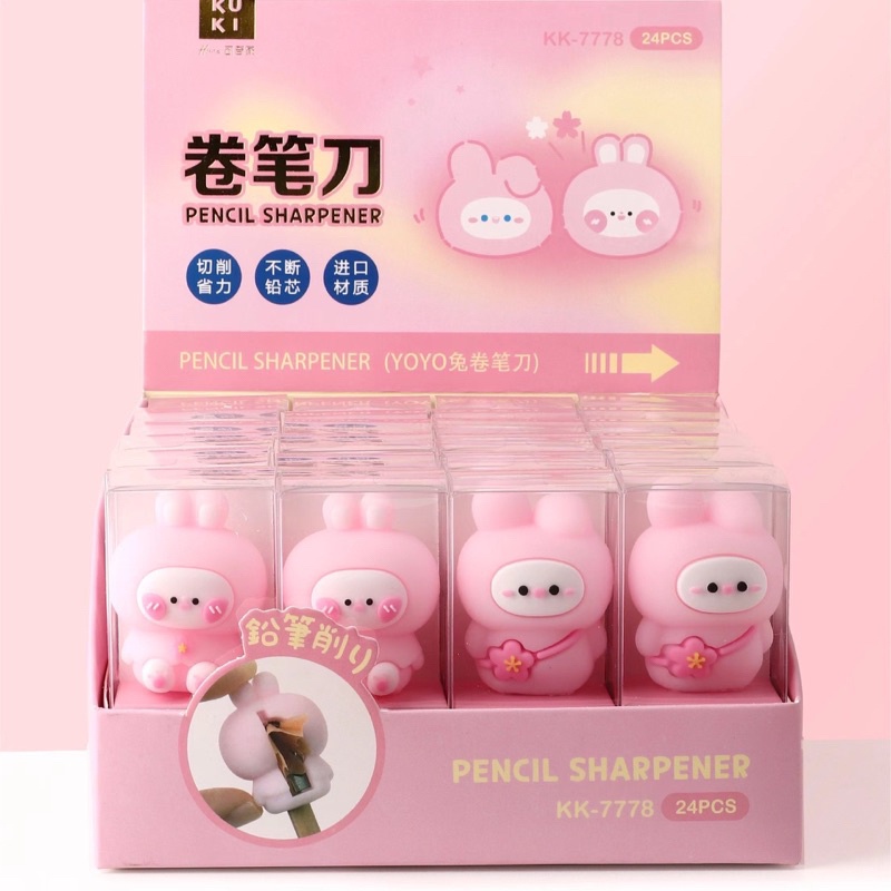 

STESSI Serutan Pensil Wortel / Carrot / Lucu / Karakter / Penghapus / Pencil Sharpener / Rautan Pensil / Eraser 4B