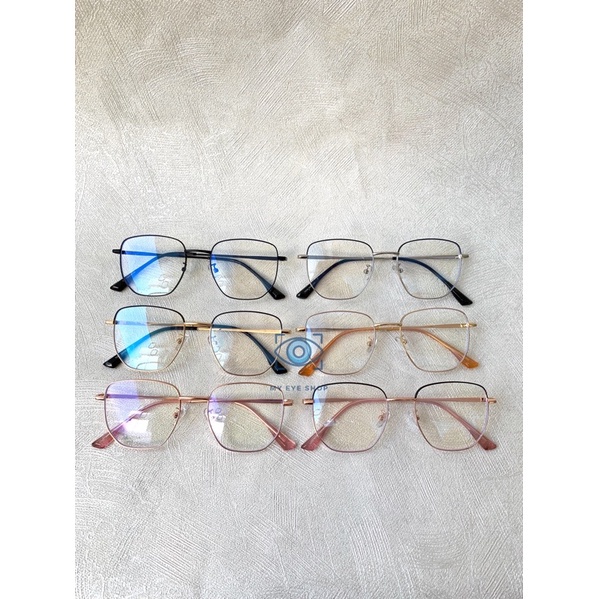 COD Kacamata Minus Anti Radiasi Blue Ray “SOHO” Fashion Wanita Pria Paket Frame & Lensa Kaca Mata Ph