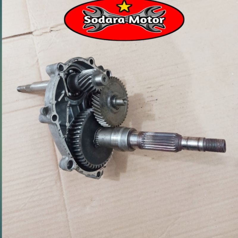 GEAR GIGI RASIO RATION TRANSMISI GEAR BOX GIGI GARDAN YAMAHA XEON RC SET YANG KARBU ORIGINAL COPOTAN