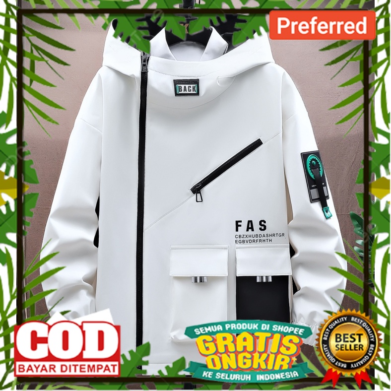 JAKET PARASUT KEREN DESAIN MBOIS //prospect.id - Jaket Pria Parasut Hoodie Jaket Unisex Pria Wanita 