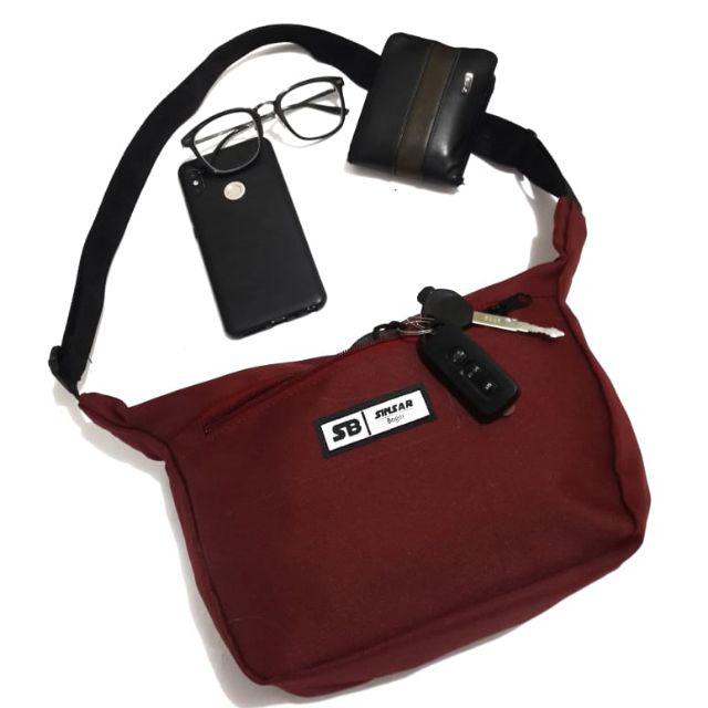 DISKON TAS SELEMPANG PRIA VISVAL BAHAN KODURA PREMIUM