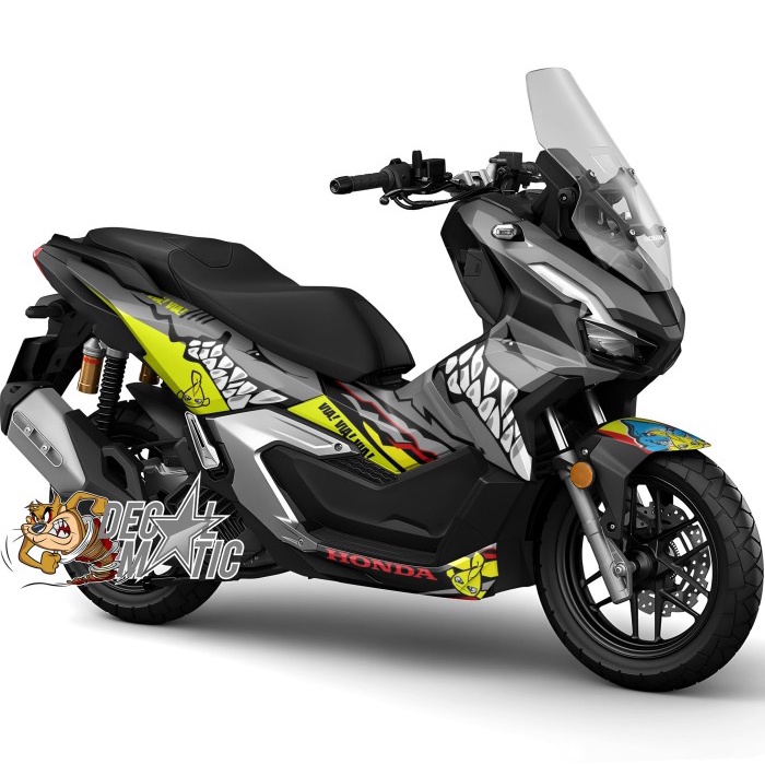 Stiker Decal Full Body Motor honda ADV 150 ADV 160 ABS non ABS Shark Hiu