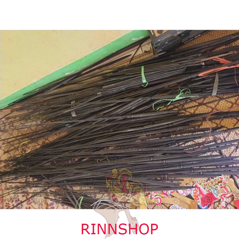 gapit bambu buat wayang / kulit asli/ cod / wayang murah