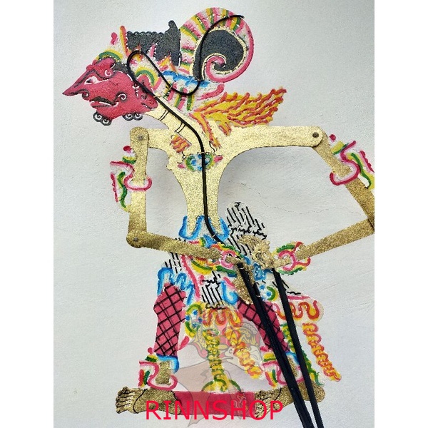 wayang kulit asli aswatama / kulit asli / cod / wayang murah