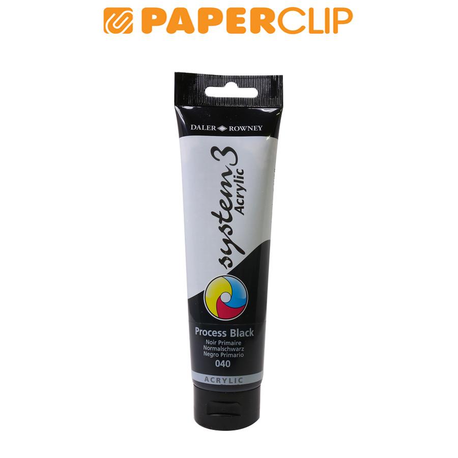 

ACRYLIC COLOR DALER ROWNEY SYSTEM3 150ML 129150040 PROCESS BLACK