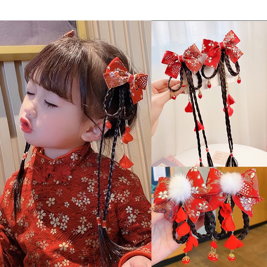RB Set Jepitan Rambut Anak China Hanfu/Aksesoris Rambut Anak China Hanfu