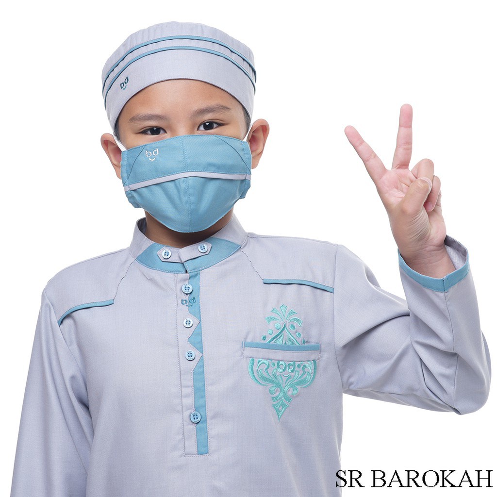 Rabbani - Setelan Jubah Koko Anak Muslim Bani Batuta Hafiz Zaid