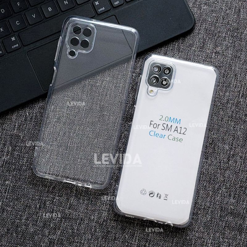 Case Samsung A12 Samsung M12 Redmi 9T Redmi Note 8 Clear case Bening Softcase Clear Case / Antigores