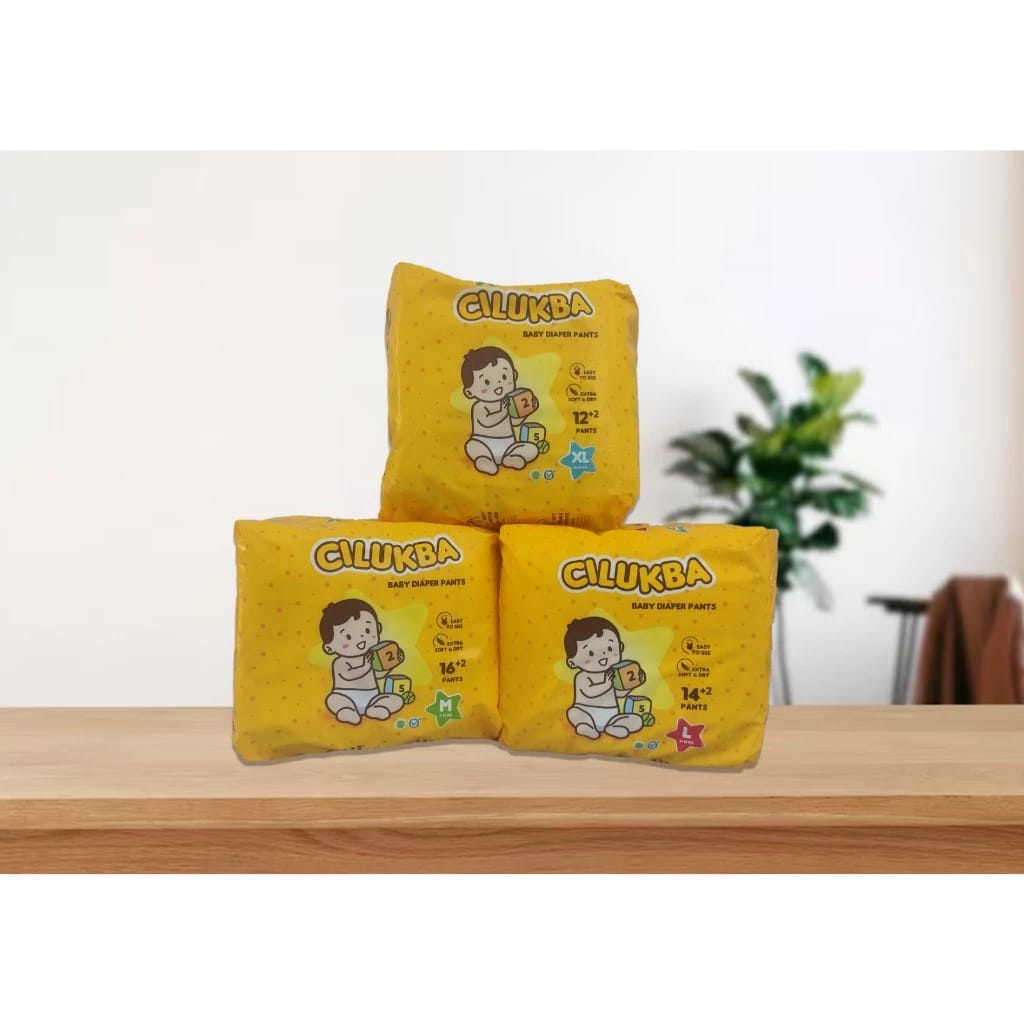 CILUKBA BABY DIAPERS PANTS / L29+3 / M33+3 / XL25+3