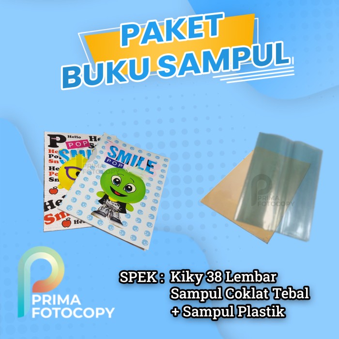 

Buku Sekolah Sampul Cokelat Tebal Dengan Plastik | KIKY 38 Lembar