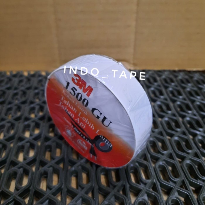 

Isolasi Listrik 3M 1500GU Electrical Tape -Putih
