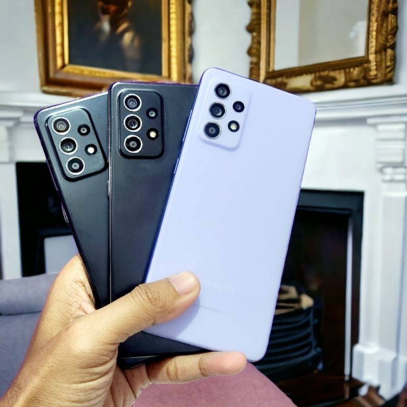 Samsung a52 versi 256gb fullset second garansi resmi ram 8gb seken bekas murah original fullset