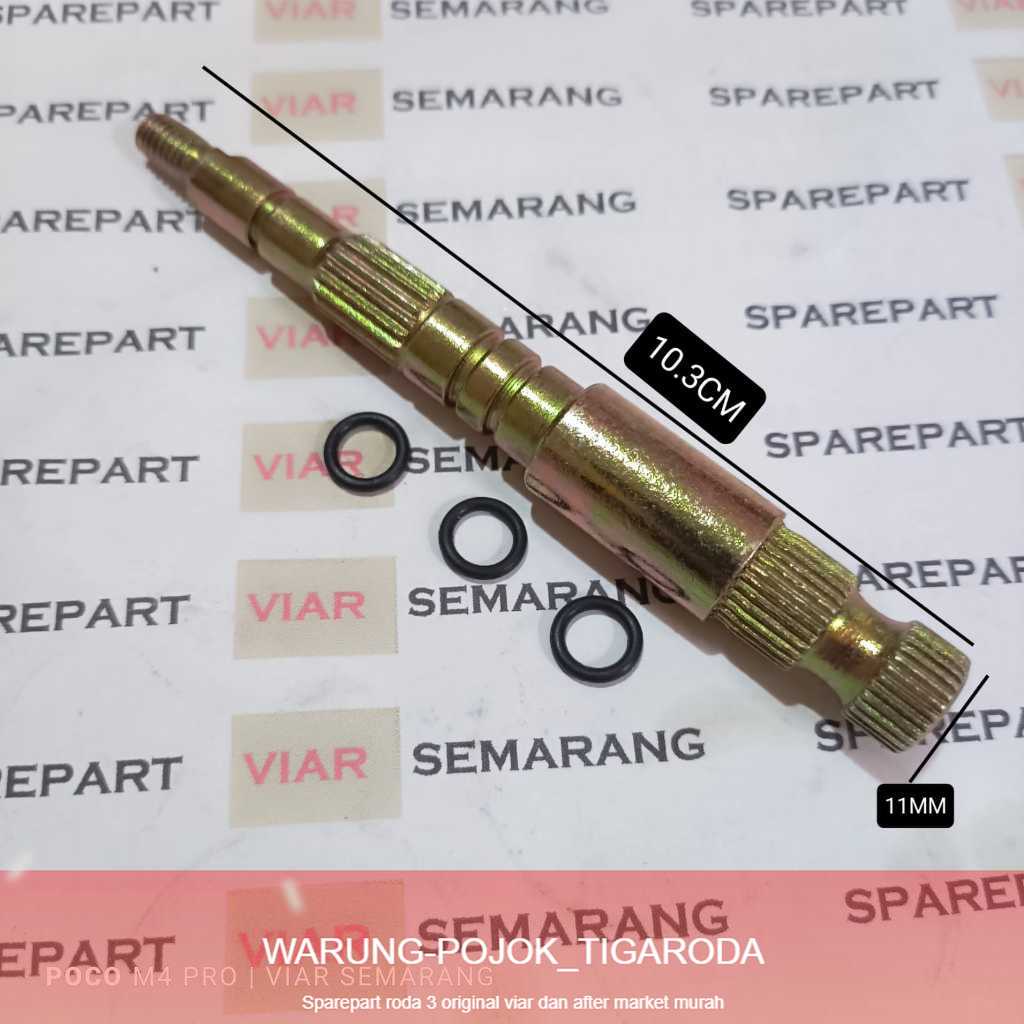 AS Pedal gearbox viar + O Ring Girbok Maju Mundur (Set), Spindle Reverse Kit Gearbox Viar Karya