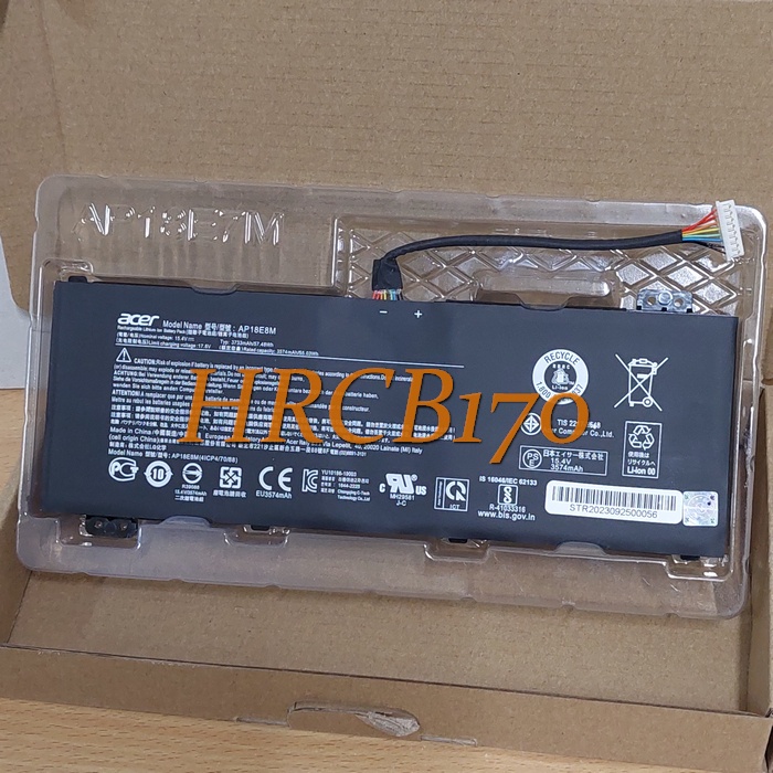 Baterai Acer Nitro 5 AN515-43 AN515-46 AN515-46 AN515-44 AN515-53 -HRCB