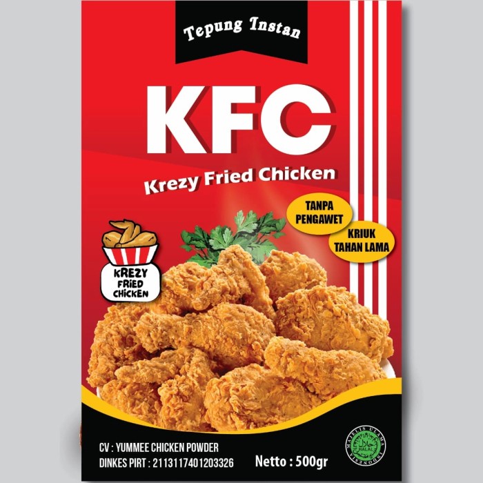 

[Big Sale] tepung kfc original/tepung ayam kentucky/tepung marinasi
