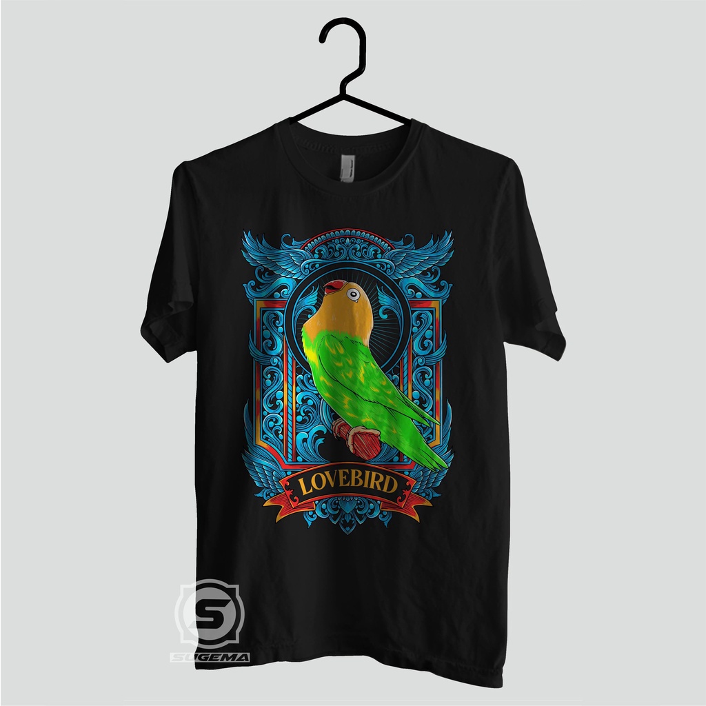 【COD】 NEW Kaos Burung Lovebird - Burung Kicau Love Bird KAOS