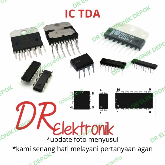 IC TDA1013 - TDA 1013 Transistor Integrated Circuit Power Audio LA27