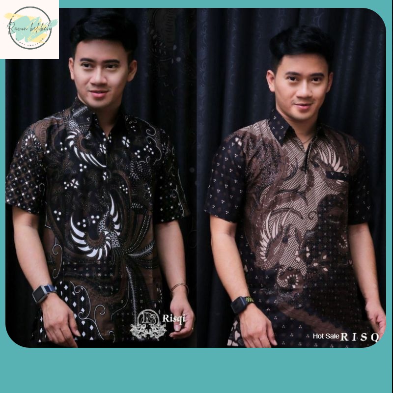 BAJU BATIK PRIA 2023 / Baju Kemeja Batik Pria Lengan Pendek