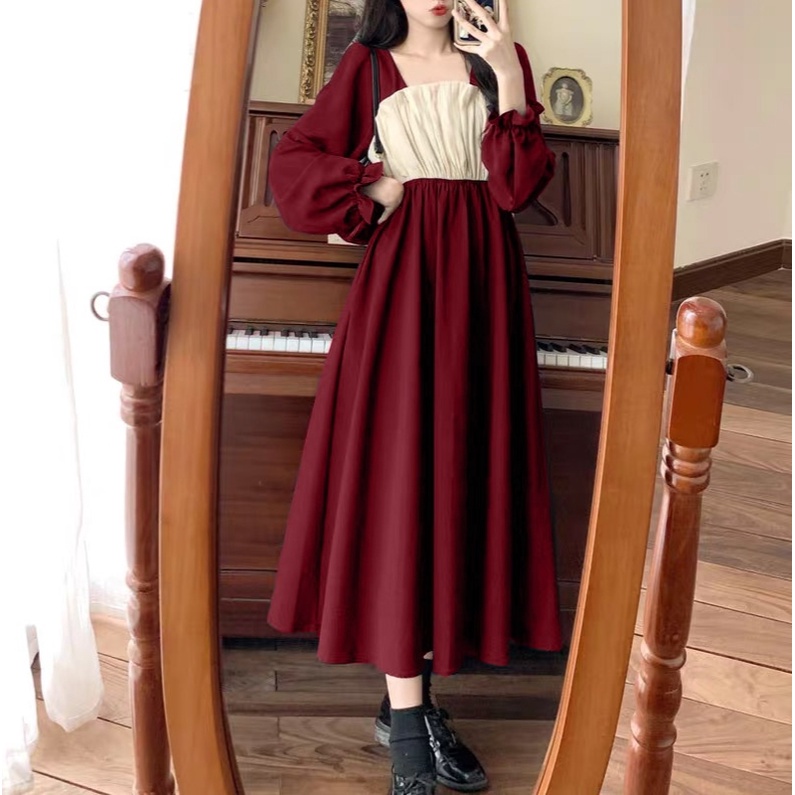 Dres Wanita Brokat Ibuibu Dress Cewek Wanita Kerja Pesta Dros Batik Ibuibu Pesta Wisuda Baju Dros Na