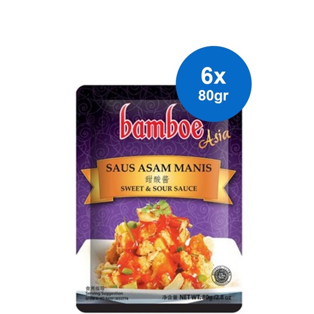 

Bamboe Bumbu Saus Asam Manis 80 gr x 6