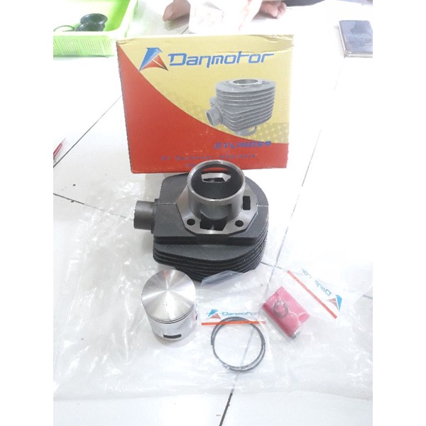 boring blok silinder lubang 5 racing set piston seher ori danmotor vespa pxe excel exclusive strada 