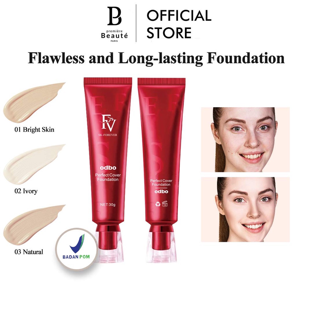 𝗣𝗥𝗘𝗠𝗜𝗘𝗥𝗘 𝗕𝗘𝗔𝗨𝗧𝗘 PB X 𝗢𝗱𝗯𝗢 FV original Cover Foundation 30g fondation viral waterproof Perfect Magic 