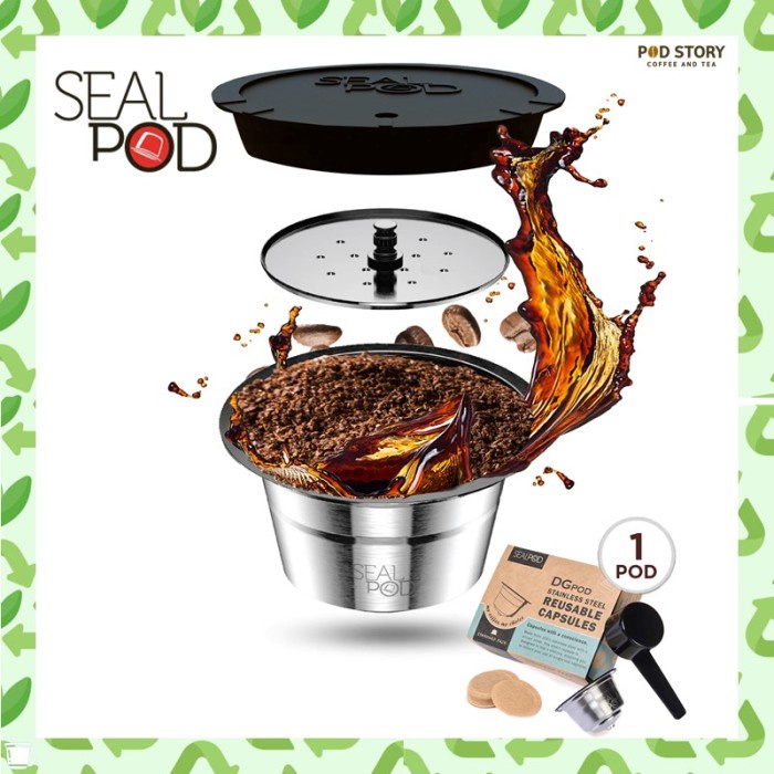 

Reusable Pods For Dolce Gusto (Single Pack 1 Pods, 100 Paper Filters)