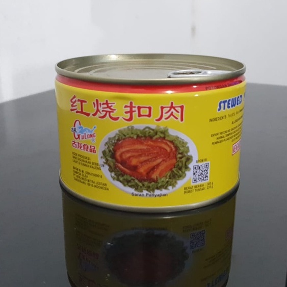 

COD Gulong Stewed Pork Slice 383 gr Kaleng Daging Babi Samcan